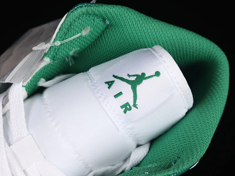 All categories Air Jordan Jordan series basketball shoes Air Jordan 1 Mid Air Jordan 1 Mid AJ1 Joe 1 white gray green mid-top basketball shoes DC7294-103